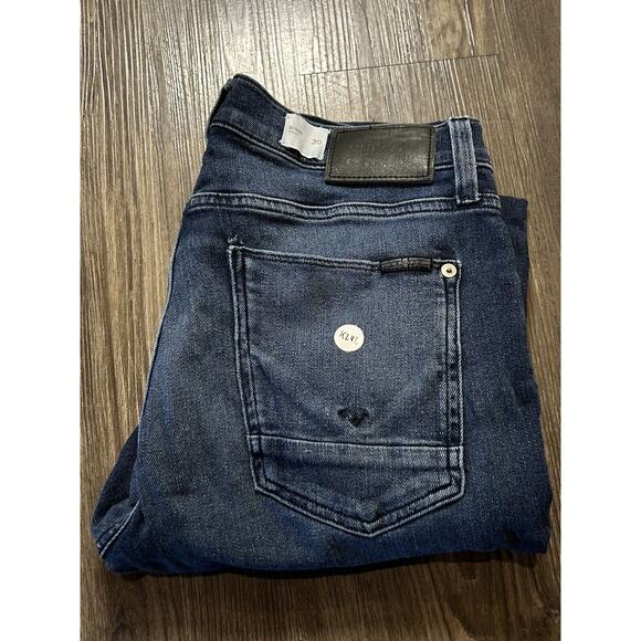 Men’s HUDSON Jeans Byron Straight Dark HYP Wash Denim Button Fly 30x26 -Tailored - Picture 9 of 9